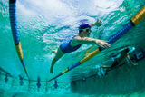 Swimming Underwater Girl Training Royalty Free Stock Photos