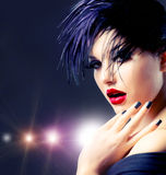 Fashion Punk Girl Royalty Free Stock Photos