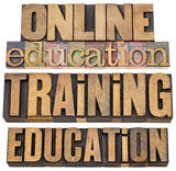 Online education and training Stock Images