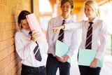 High school bully Stock Image