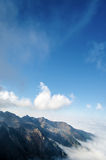 Over the clouds Royalty Free Stock Photography