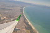 Fly over Cape town coastline South Africa Royalty Free Stock Photography
