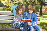 Children learn in nature Royalty Free Stock Images