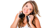 Female DJ Royalty Free Stock Photos
