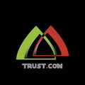 Abstract logo geometry in dimensions on black background Stock Images