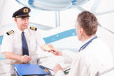 Aeromedical Exam Royalty Free Stock Images