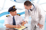 Aeromedical Exam Royalty Free Stock Photo