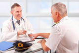 Aeromedical Exam Royalty Free Stock Photo