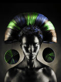 Beautiful alien lady Royalty Free Stock Photography