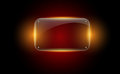 Beautiful glass frame glossy can be used for banner icon template layout website looks so realistic Stock Image