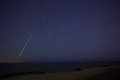 Black brant xii launch virginia beach va – june a suborbital rocket carrying the cosmic infrared background experiment ciber Royalty Free Stock Photography