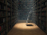 Books in library Royalty Free Stock Photography