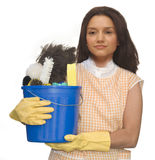 Cleaning Lady Royalty Free Stock Image
