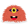 Colorful monster for you design smiles Stock Image