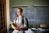 Diligent student Royalty Free Stock Images