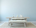 Dining room interior country style d render Royalty Free Stock Photo