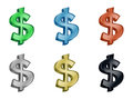 Dollar money d icon available in vector format eps easy to edit and fully customizable Stock Photography