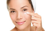Face cream woman Stock Photography