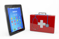 First computer aid concept Stock Photography