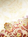 Floral abstract illustration of curve background Stock Photos