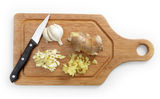 Garlic and ginger Stock Photo
