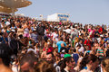 Gay pride parade tel aviv israel june people partying at the annual in the streets of Stock Image
