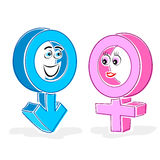 Gender icons Stock Images