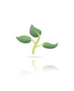 Growing plant image of available in vector format Stock Images