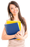Happy female student Royalty Free Stock Photography
