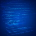 Html coding background illustration of on technology Royalty Free Stock Photos