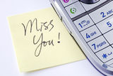 I miss you Stock Photo