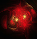 Inside the vein computer generated fractal abstract background with Stock Photography