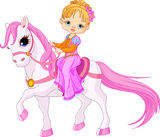 Lady on horse Royalty Free Stock Photography