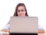 Nerd student Royalty Free Stock Photos
