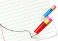 Note paper with sketch speech bubble illustration of Royalty Free Stock Photos