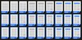 Office doc stylized vector icons for pc Royalty Free Stock Photos