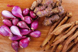 Onions and Ginger Royalty Free Stock Photography