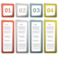 Option paper frames eps vector illustration Stock Photo