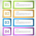 Option paper frames template eps vector illustration Stock Images