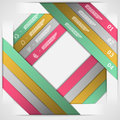 Paper strips choice template eps vector illustration Stock Photos