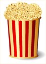 Popcorn popcorm bucket with snack eps Stock Photos