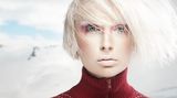 Portrait of a winter woman Royalty Free Stock Photo