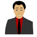 Posture of a businessman alone standing Royalty Free Stock Photos