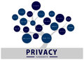 Privacy fundaments tree the describes the most important fundamental elements of these words are also relevant for in general and Royalty Free Stock Photos