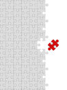 Puzzle on white background isolated d image Royalty Free Stock Photography