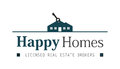 Real estate house logo with included Royalty Free Stock Photo