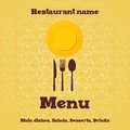 Restaurant menu design vector illustration Stock Image