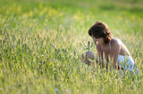 Sad woman Royalty Free Stock Images