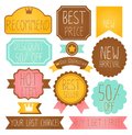 Set of premium and high quality labels vector file eps Stock Photo