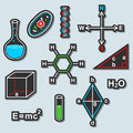 Set of school elements vector illustration Royalty Free Stock Photo
